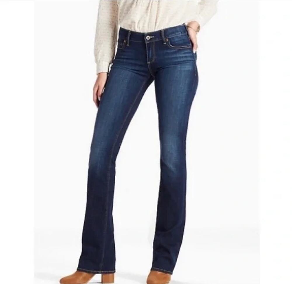 Lucky Brand Sofia Dark Rinse Boot Cut Jeans Size 4 27